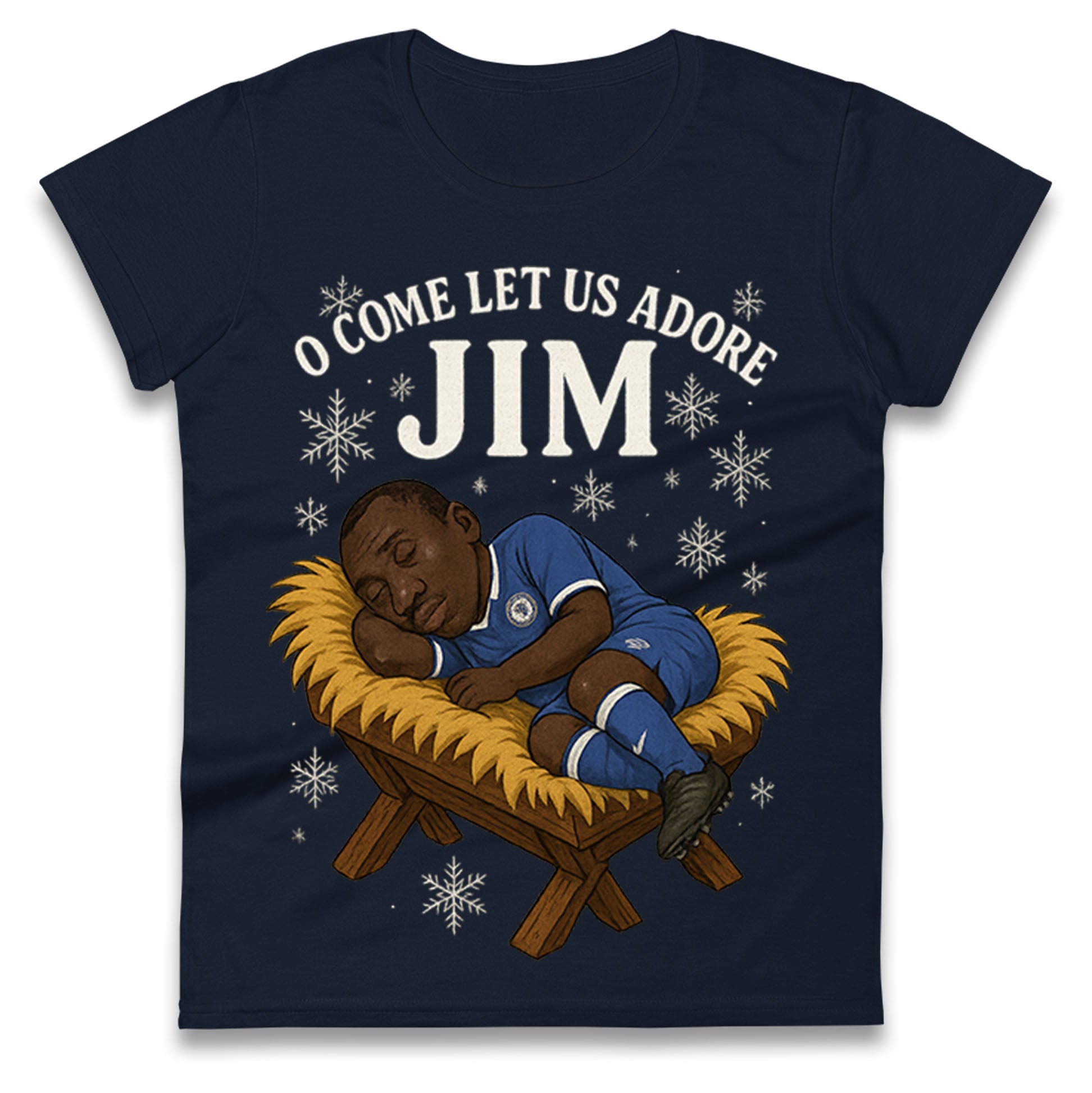 Retro Chelsea Christmas Ladies T Shirt