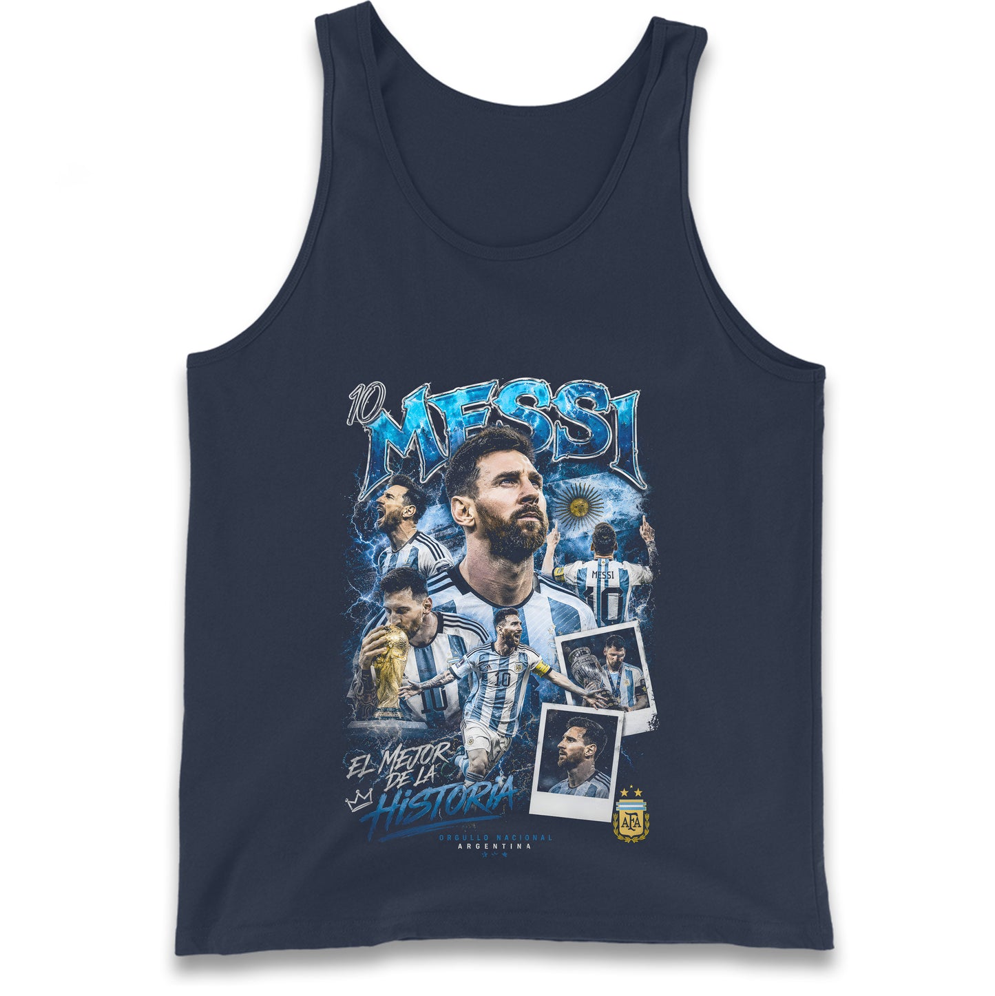 10 Messi Argentina Tank Top 