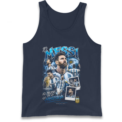 10 Messi Argentina Tank Top 