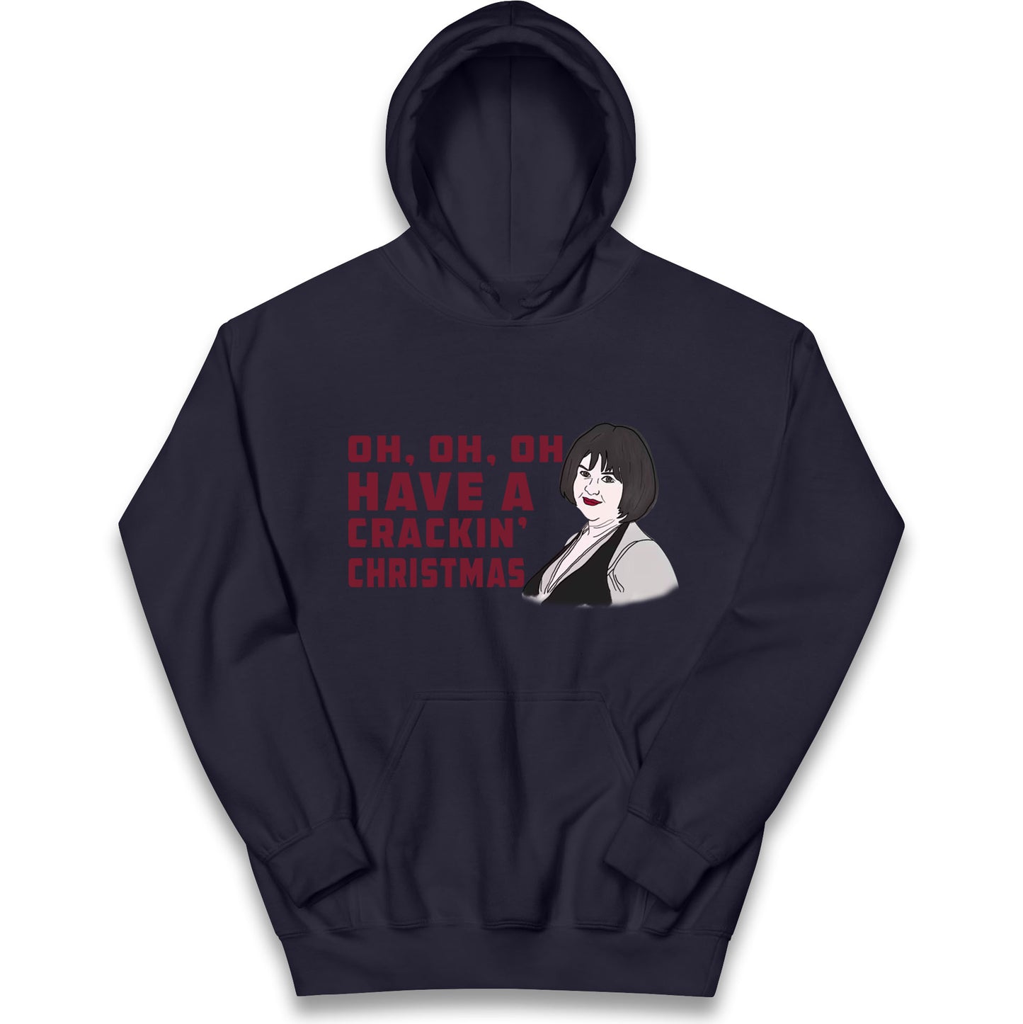 Oh My Crackin Christmas Nessa Gavin And Stacey Kids Hoodie