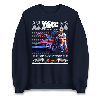 Back To The Future Christmas Jumper