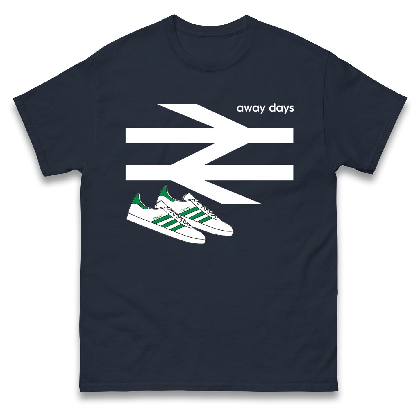 Away Days Celtic Football Club Supporter Mens Tee Top