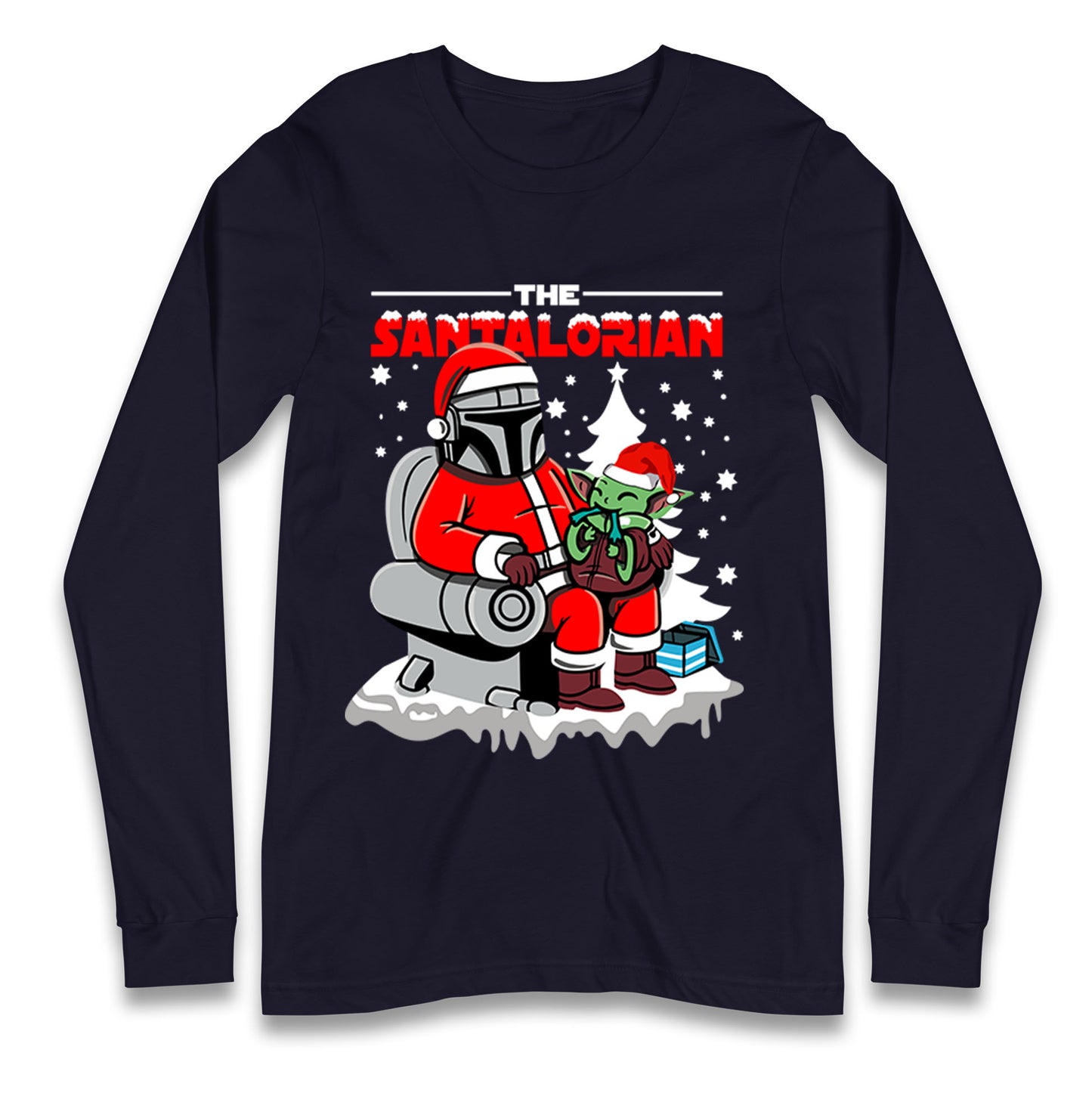 Mandalorian Christmas Longsleeve T Shirt