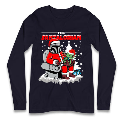 Mandalorian Christmas Longsleeve T Shirt