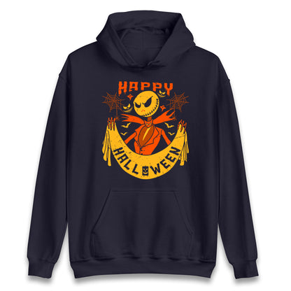 Jack Skellington Happy Halloween Unisex Hoodie