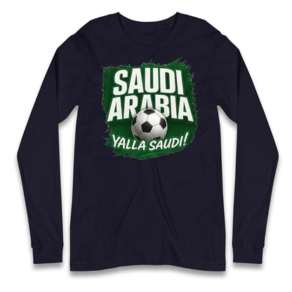 Saudi Arabia Retro World Cup Longsleeve T Shirt