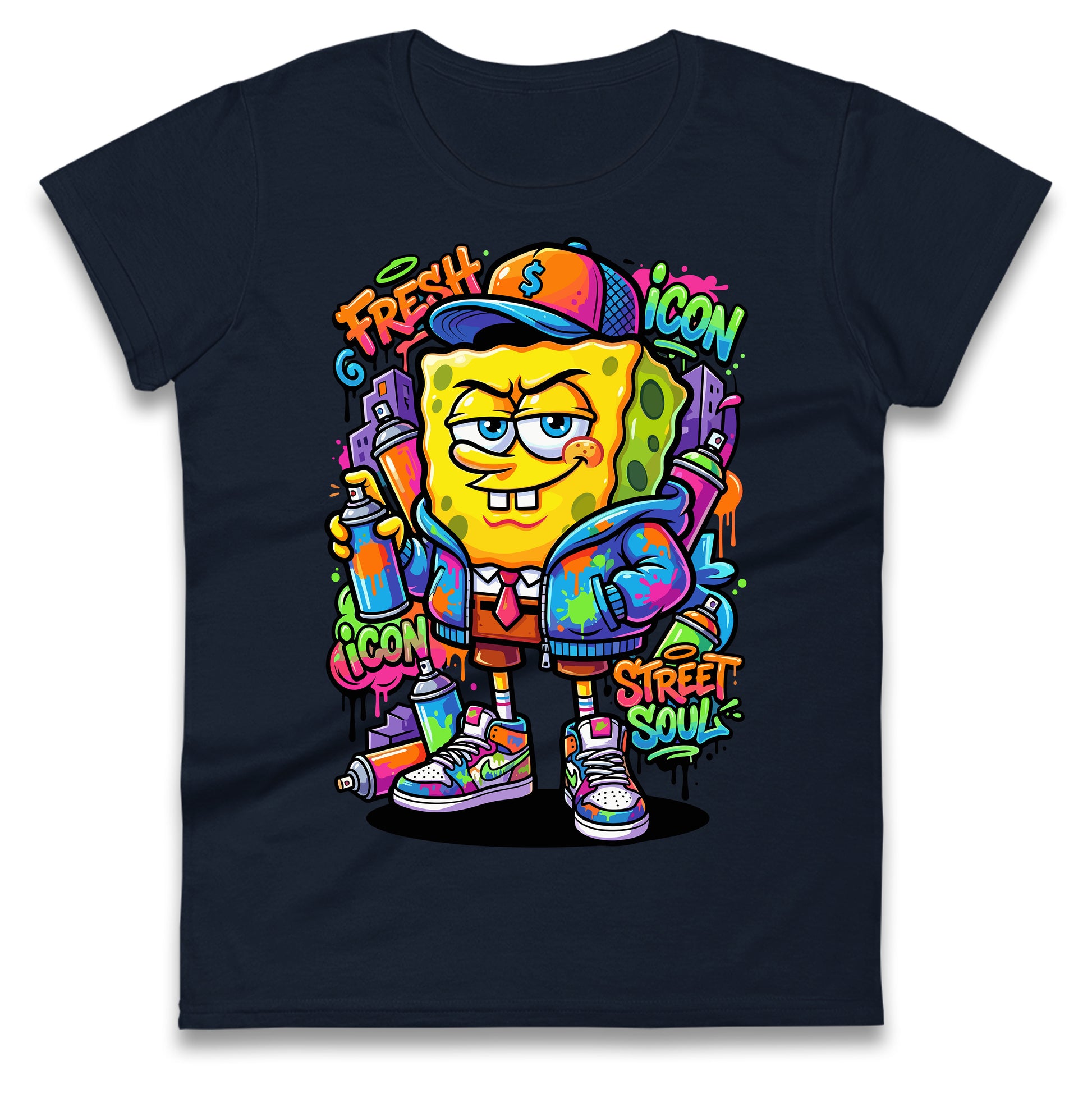 Sponge Bob Square Pants Ladies T Shirt