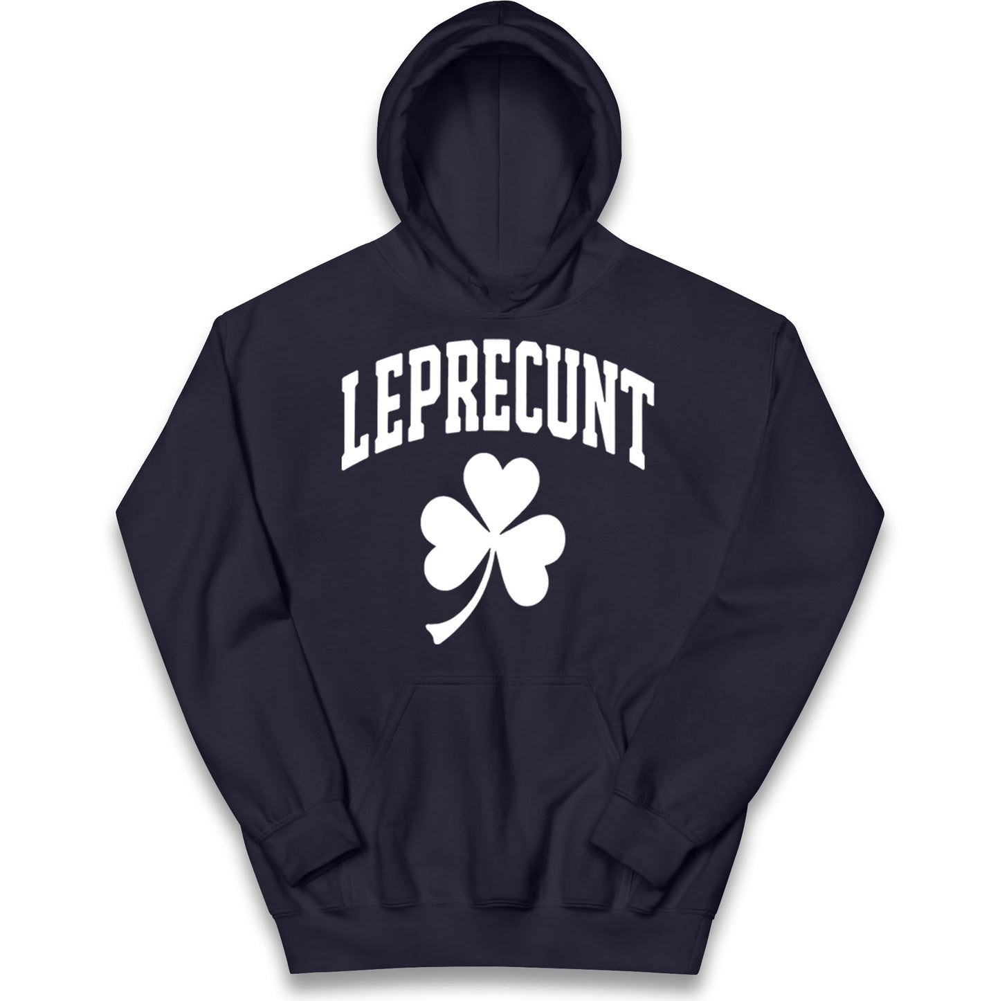 Leprecunt St Patricks Day Kids Hoodie 