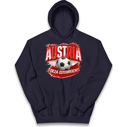 Austria Retro World Cup Kids Hoodie