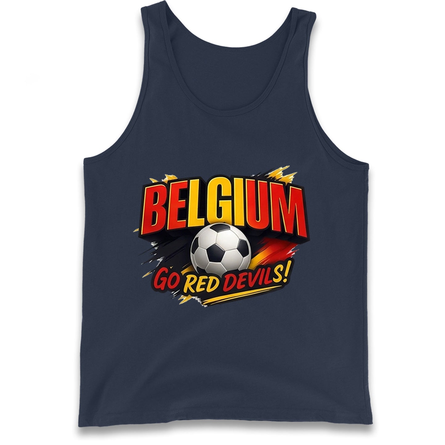 Belgium Retro Football Tank Top