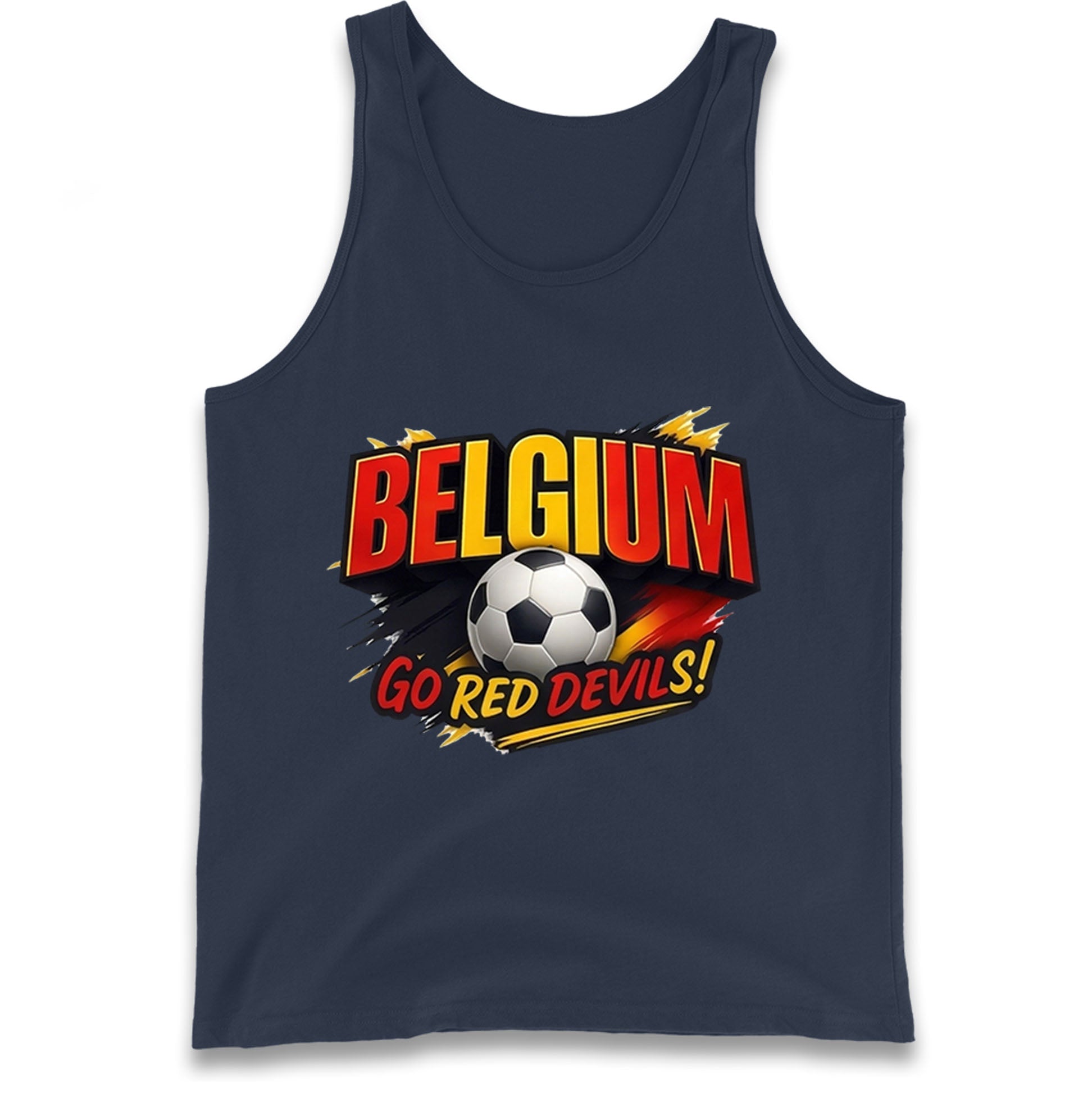 Belgium Retro Football Tank Top