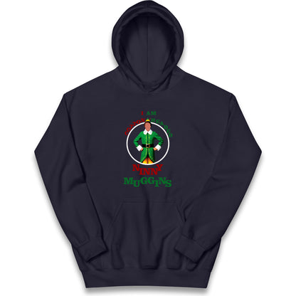 Christmas Patrick Baynham Elf Kids Hoodie