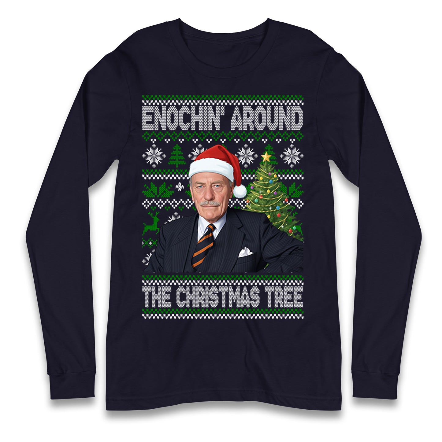 Enoch Powell Enochin Around the Christmas Tree Christmas Long Sleeve Shirt