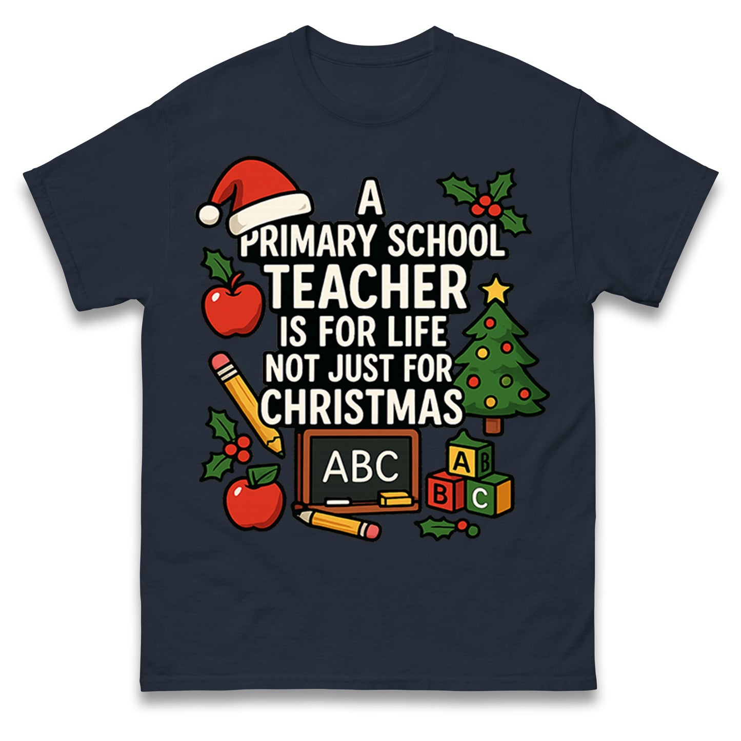 Primary School Teacher Christmas T Shirt