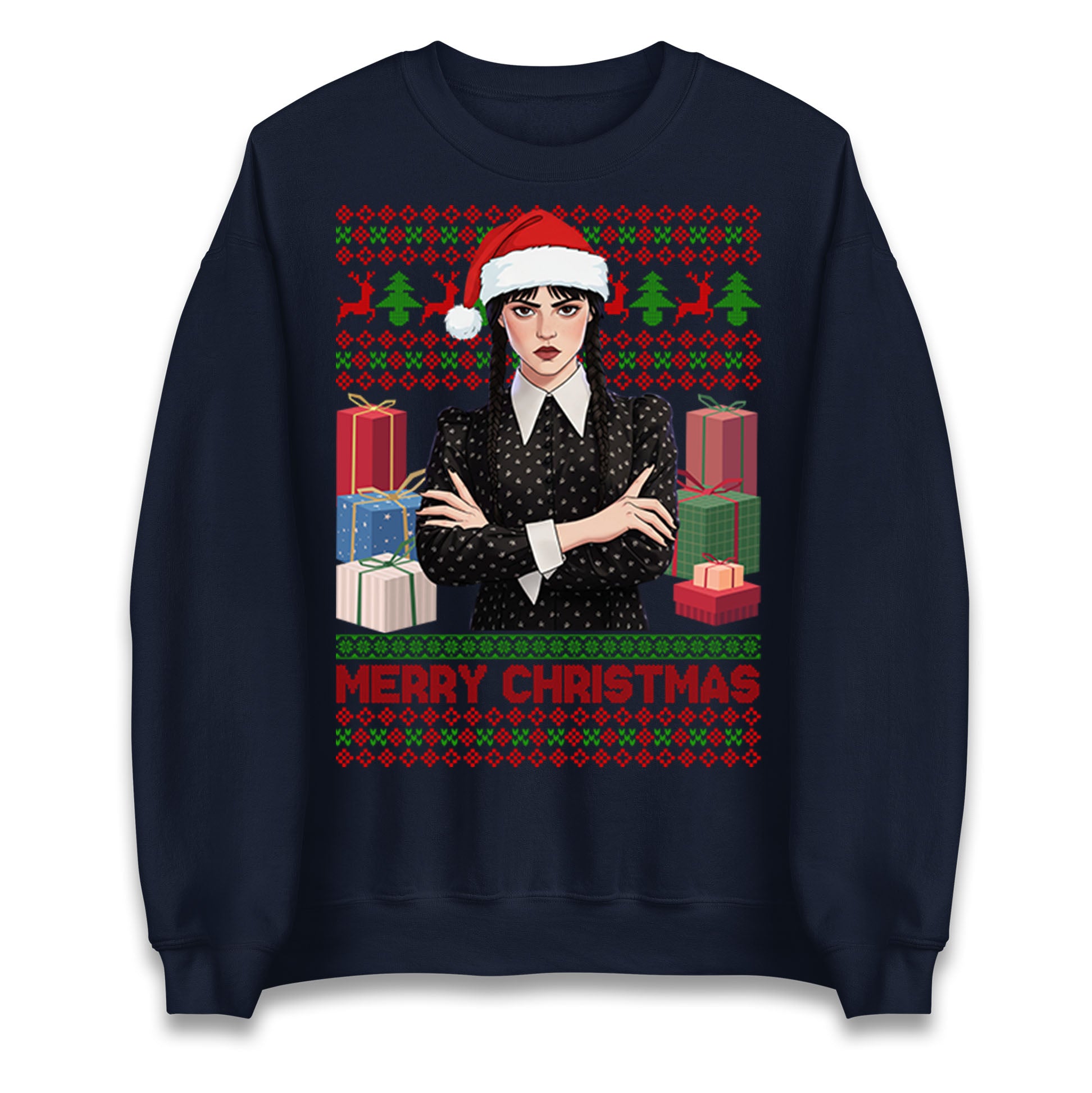Wednesday Addams Christmas Jumper