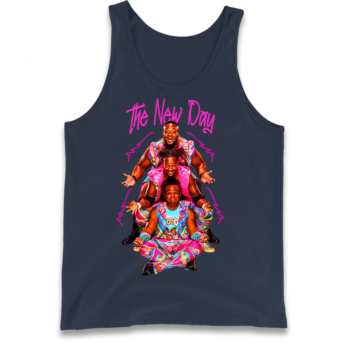 The New Day wwe Bootleg Tank Top