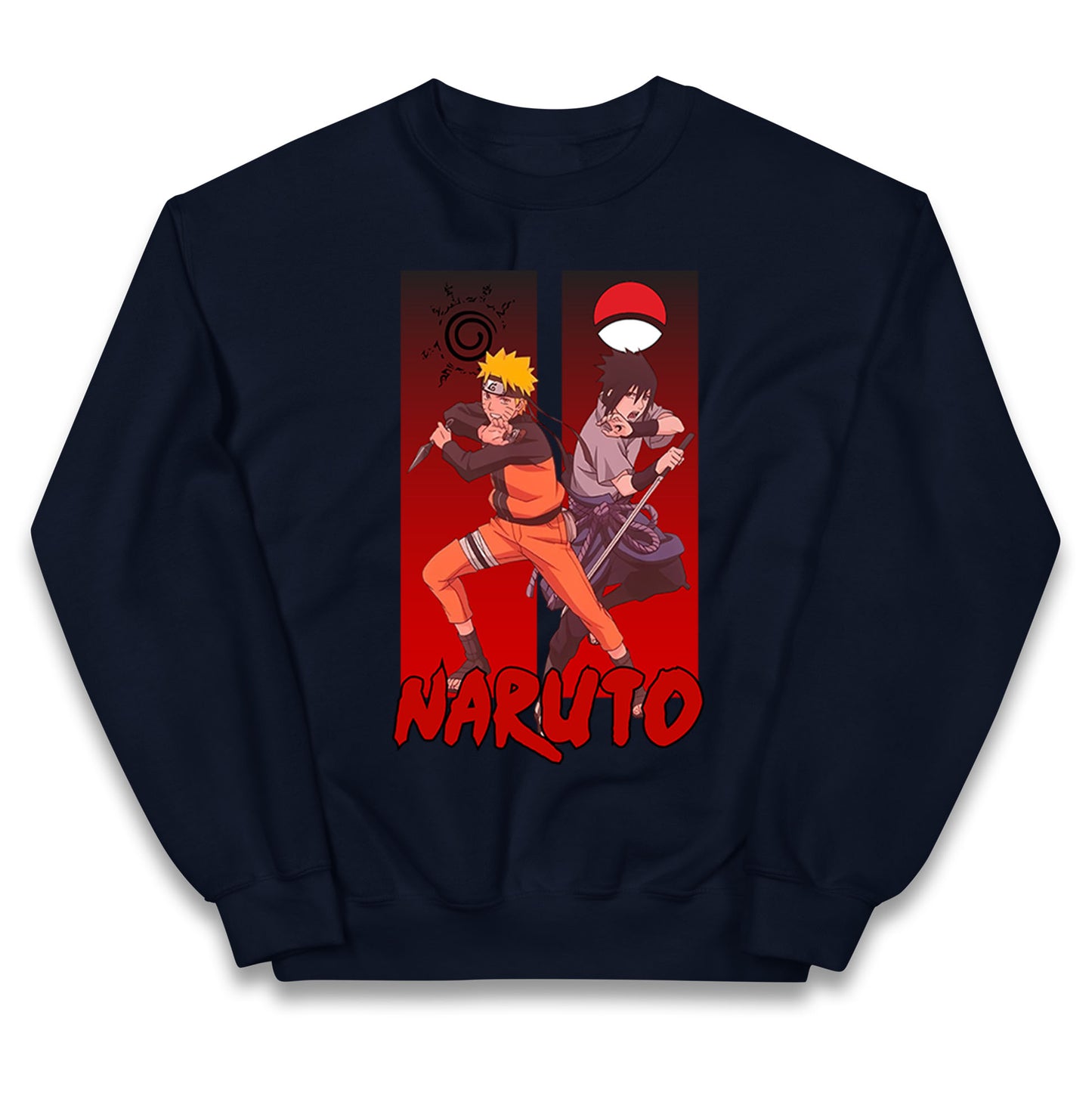 naruto eight trigrams sealing and sasuke uchiha crest jumper