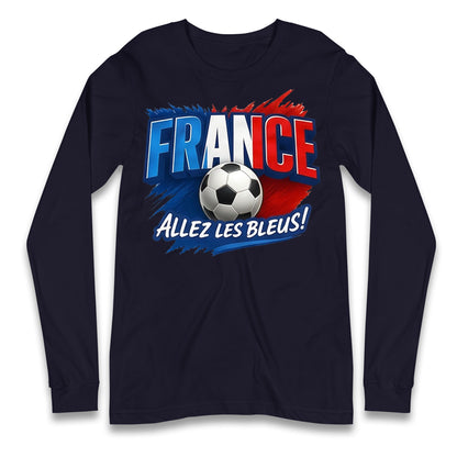 France Retro World Cup Longsleeve T Shirt