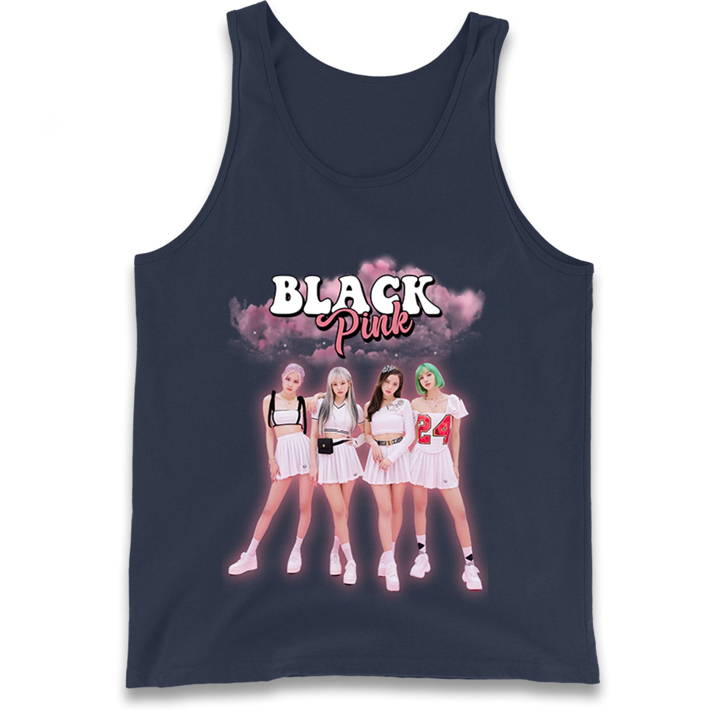 Blackpink K Pop Idol Band Tank Top