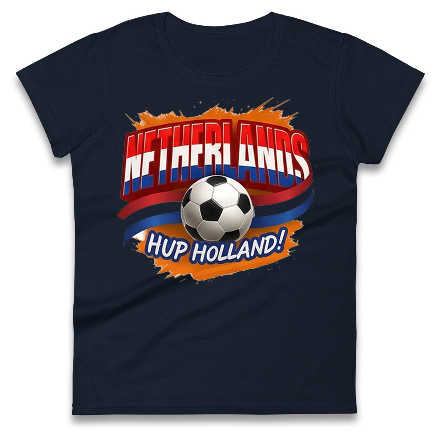 Holland Retro World Cup Ladies T Shirt 