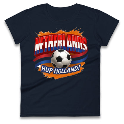 Holland Retro World Cup Ladies T Shirt 