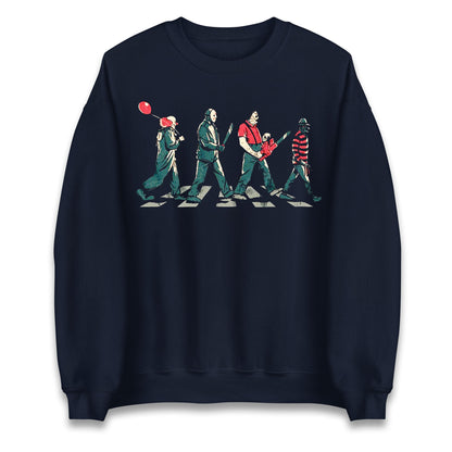 Horror Characters Friends Spoof Halloween Unisex Sweatshirt