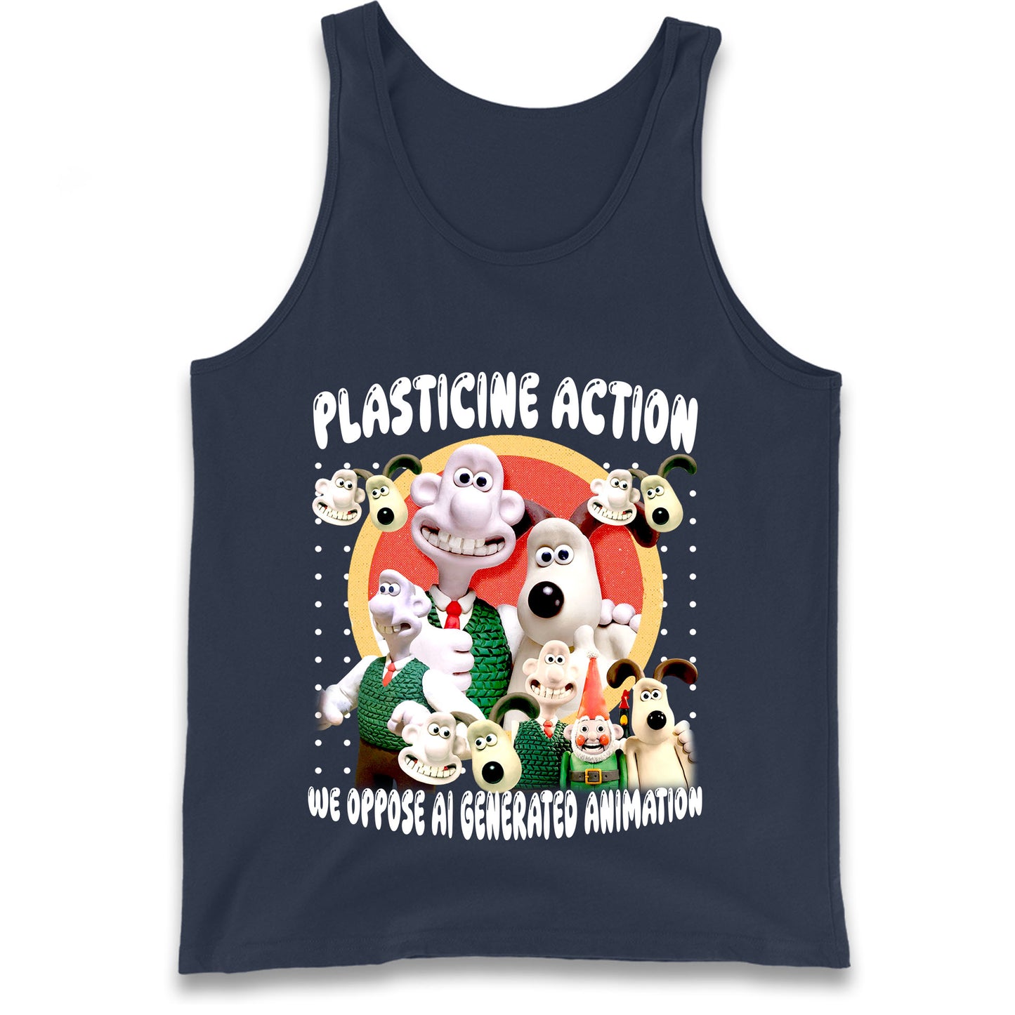 Plasticine Action Figure Tank Top