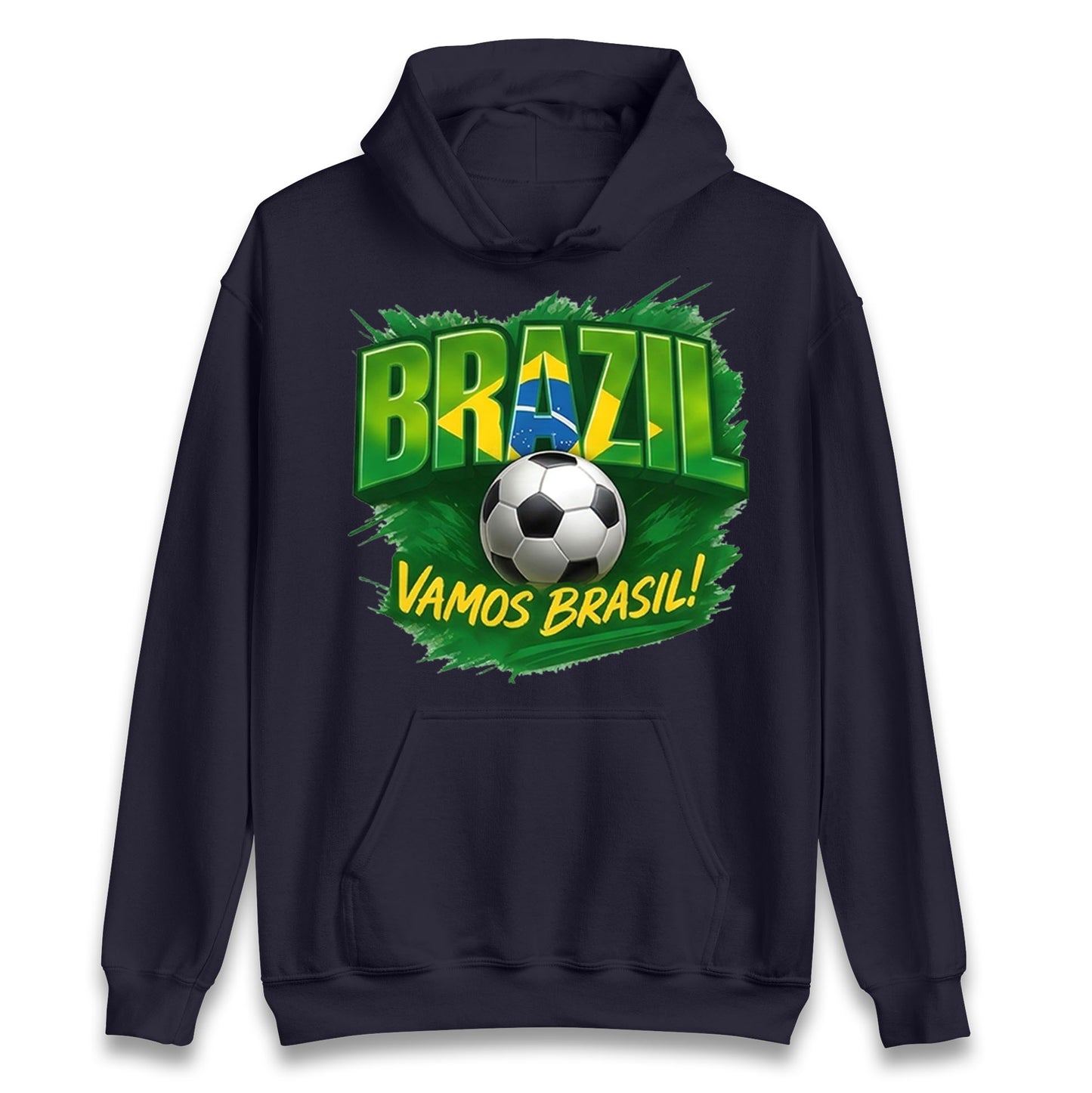 Brazil Retro Football Hoodie