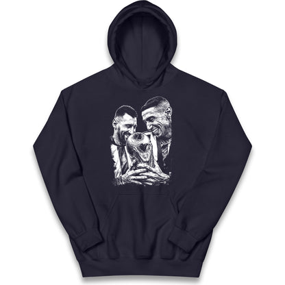 Lionel Messi Angel Di Maria Kids Hoodie