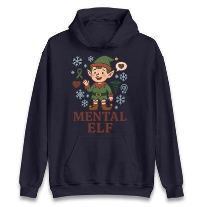 Mental Health Christmas Hoodie