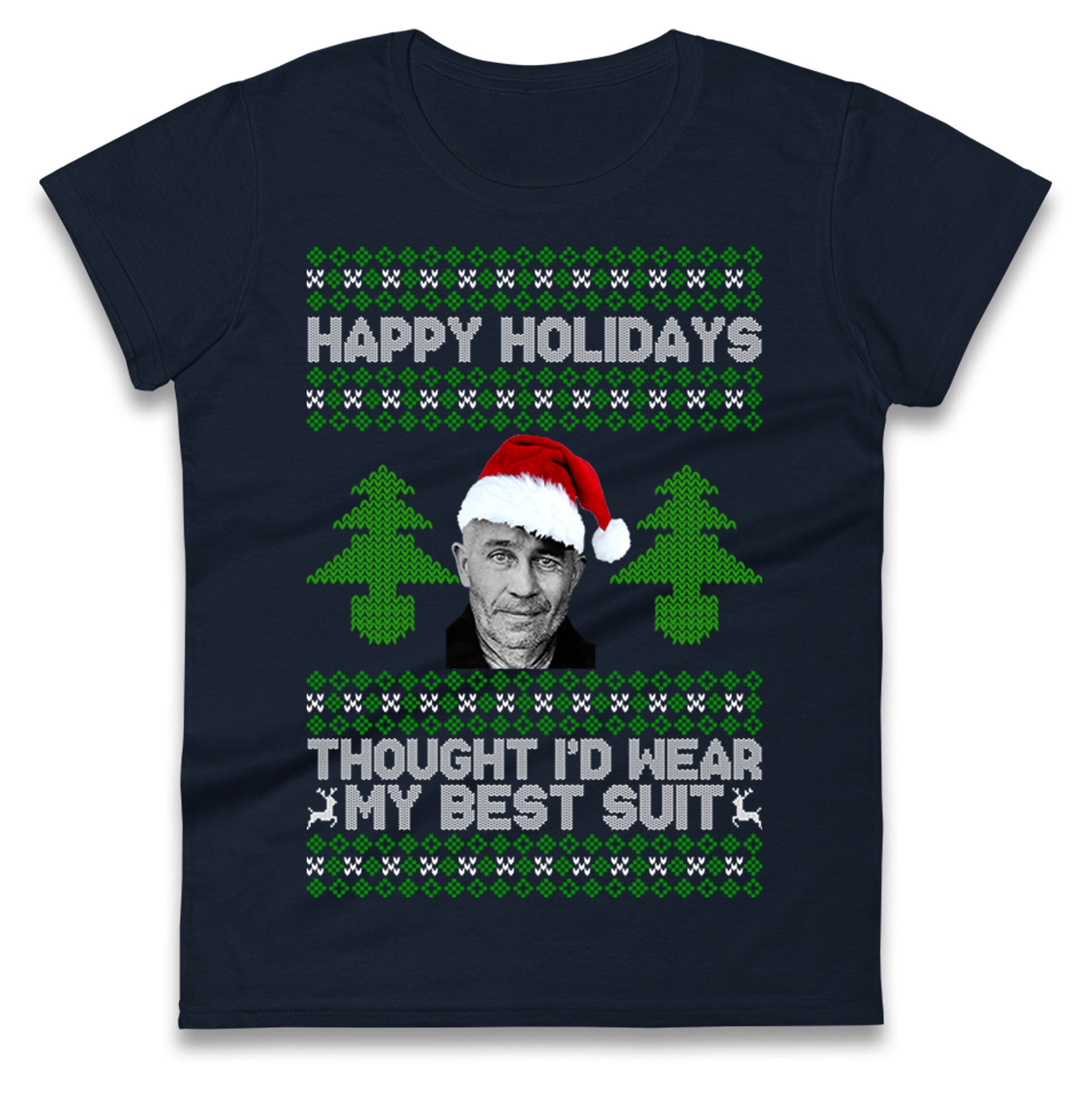 Ed Gein Christmas Ladies T Shirt