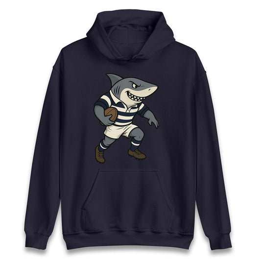 Retro Sale Sharks Rugby Union Hoodie