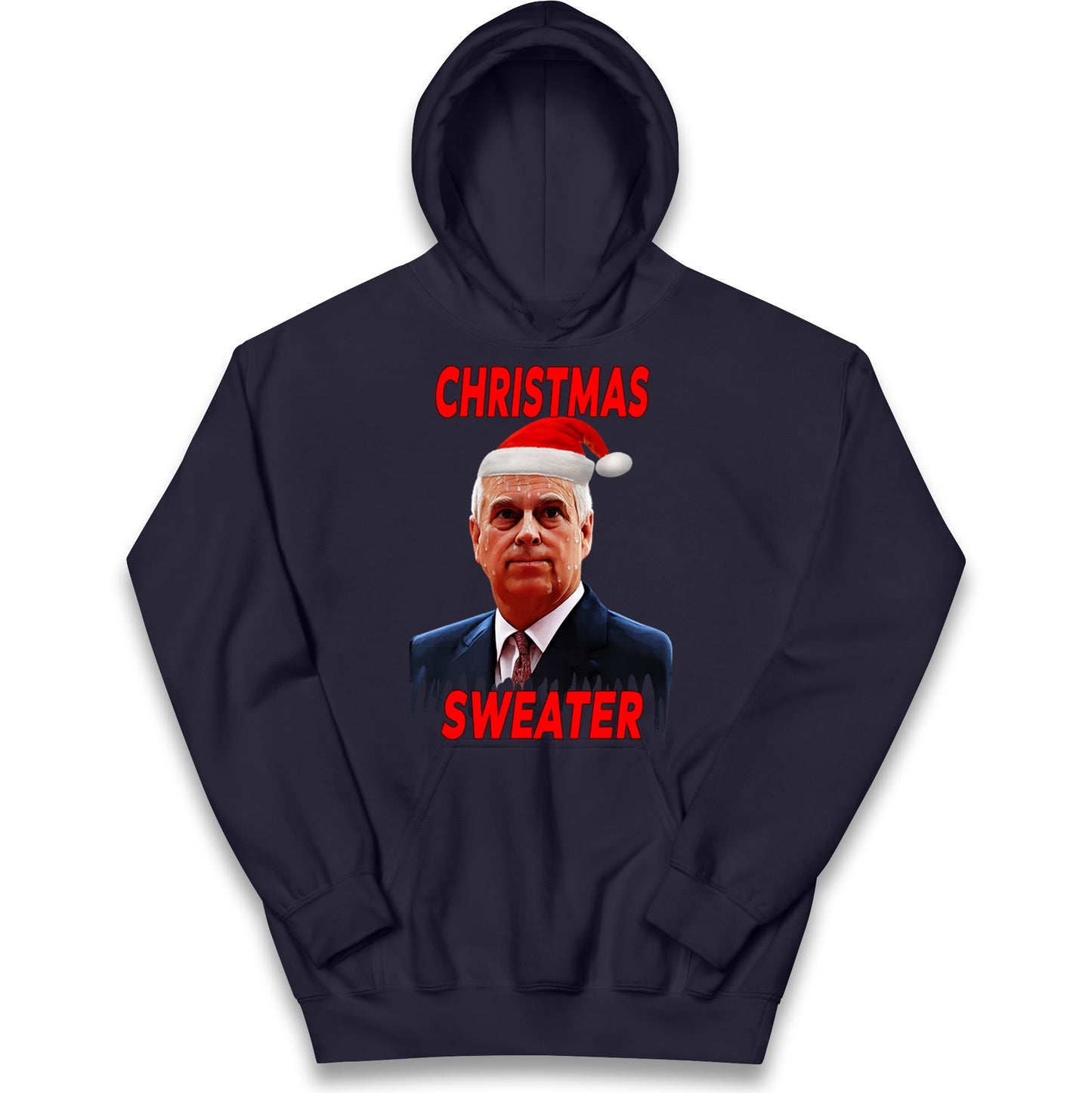 Prince Andrew Christmas Kids Hoodie