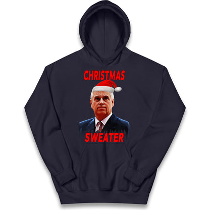 Prince Andrew Christmas Kids Hoodie