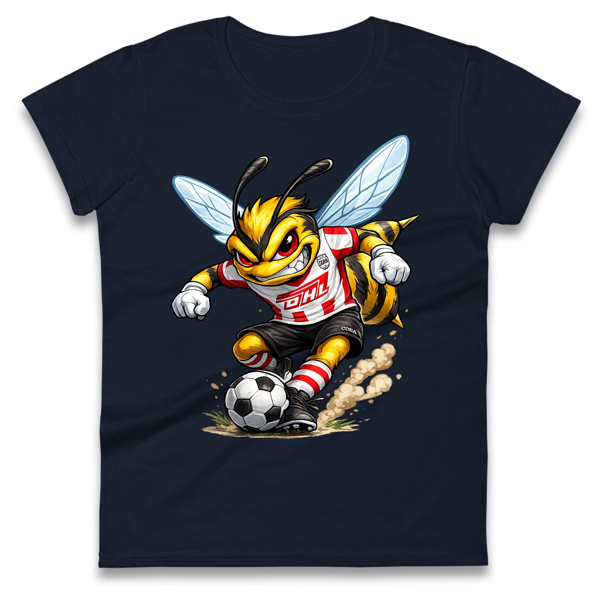 Retro Brentford FC Ladies T Shirt