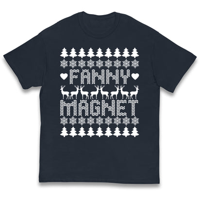 Fanny Magnet Christmas Kids T Shirt 