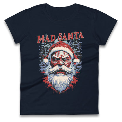 Mad Santa Ladies T Shirt