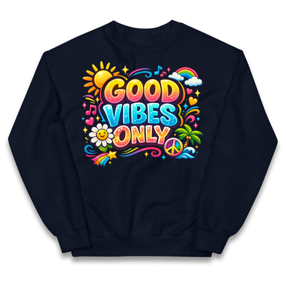 Good Vibes Only Kids Jumper