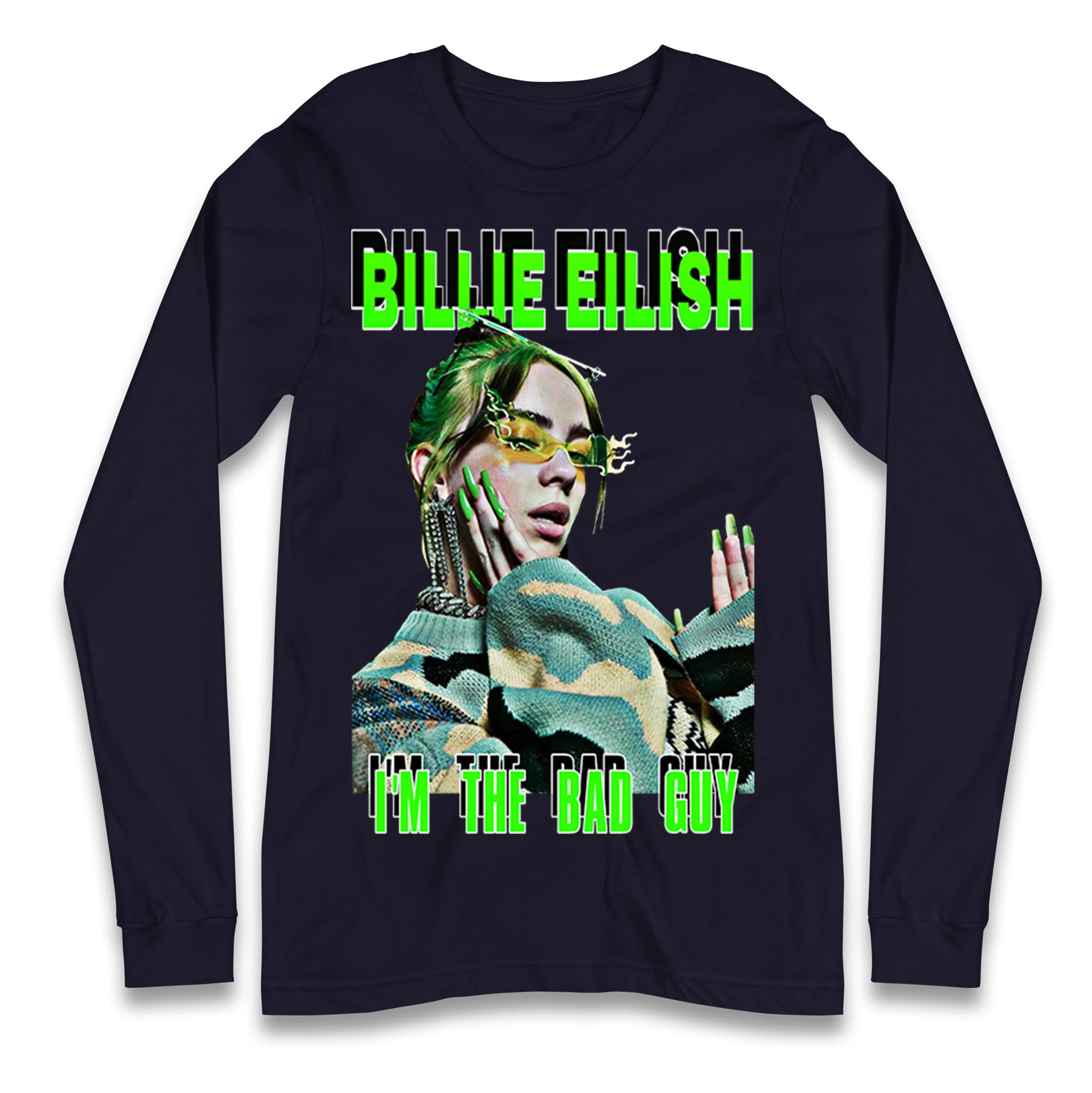 Billie Eilish Singer Longsleeve T Shirt