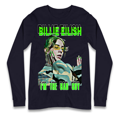 Billie Eilish Singer Longsleeve T Shirt