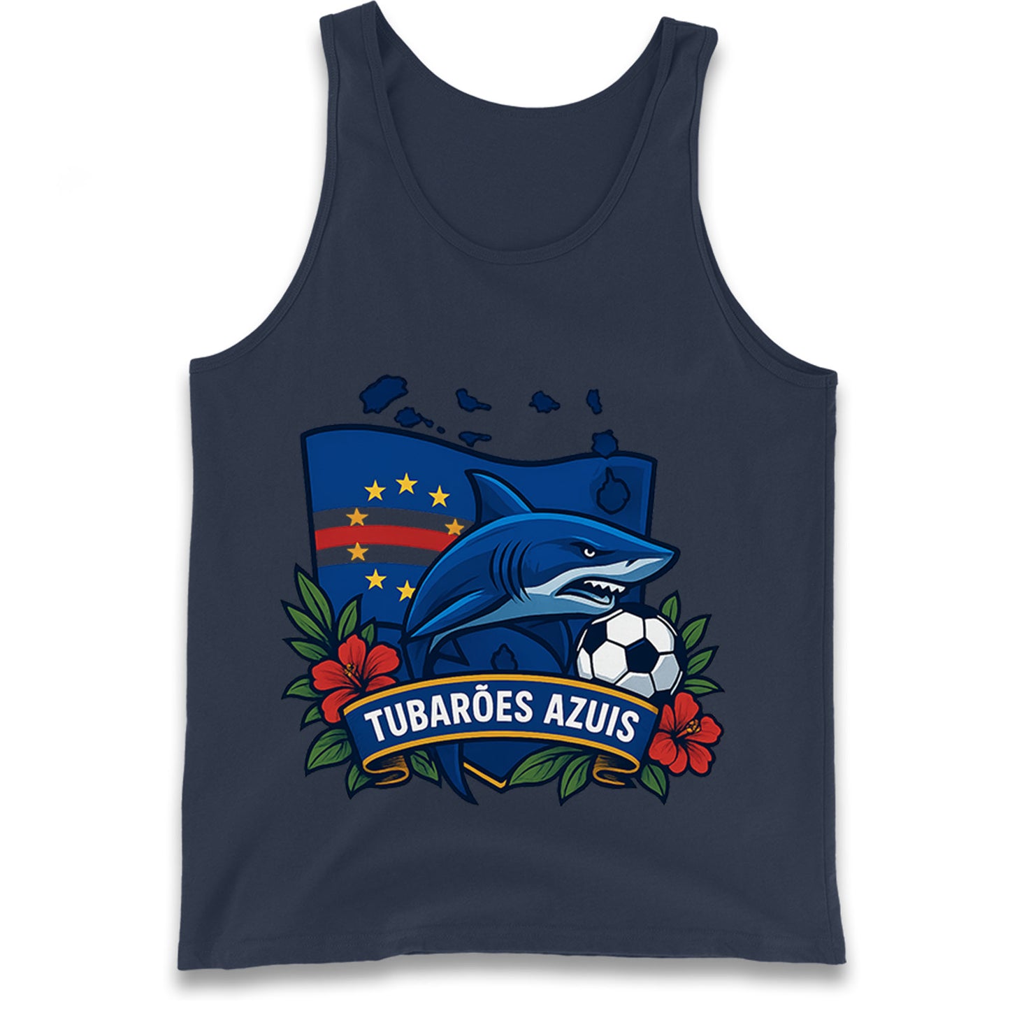 Cape Verde Football Tank Top