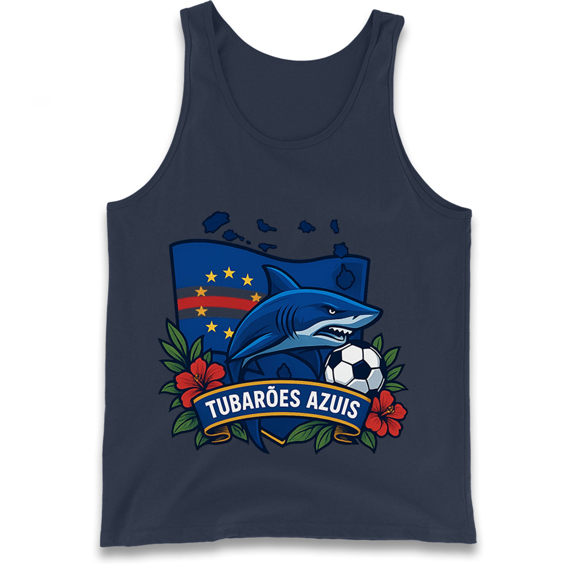 Cape Verde Football Tank Top