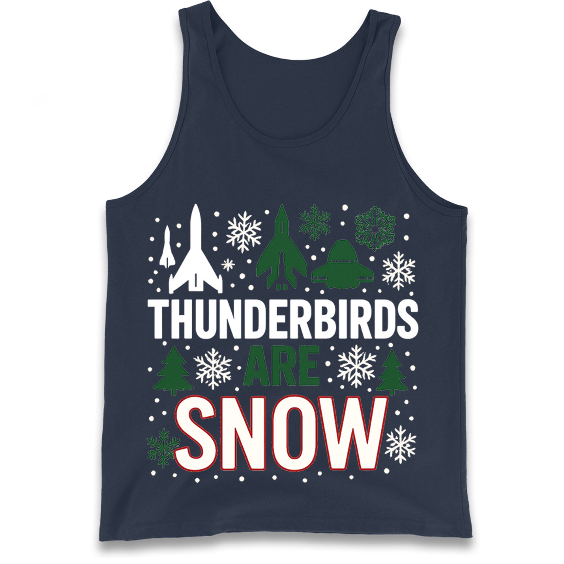 Thunderbirds Christmas Tank Top