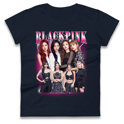 Black Pink Ladies T Shirt