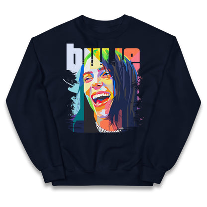 Billie Eilish Painting Kids Jumper