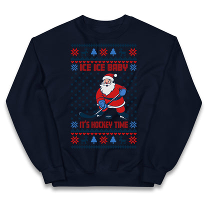 Hockey Christmas Kids Jumper