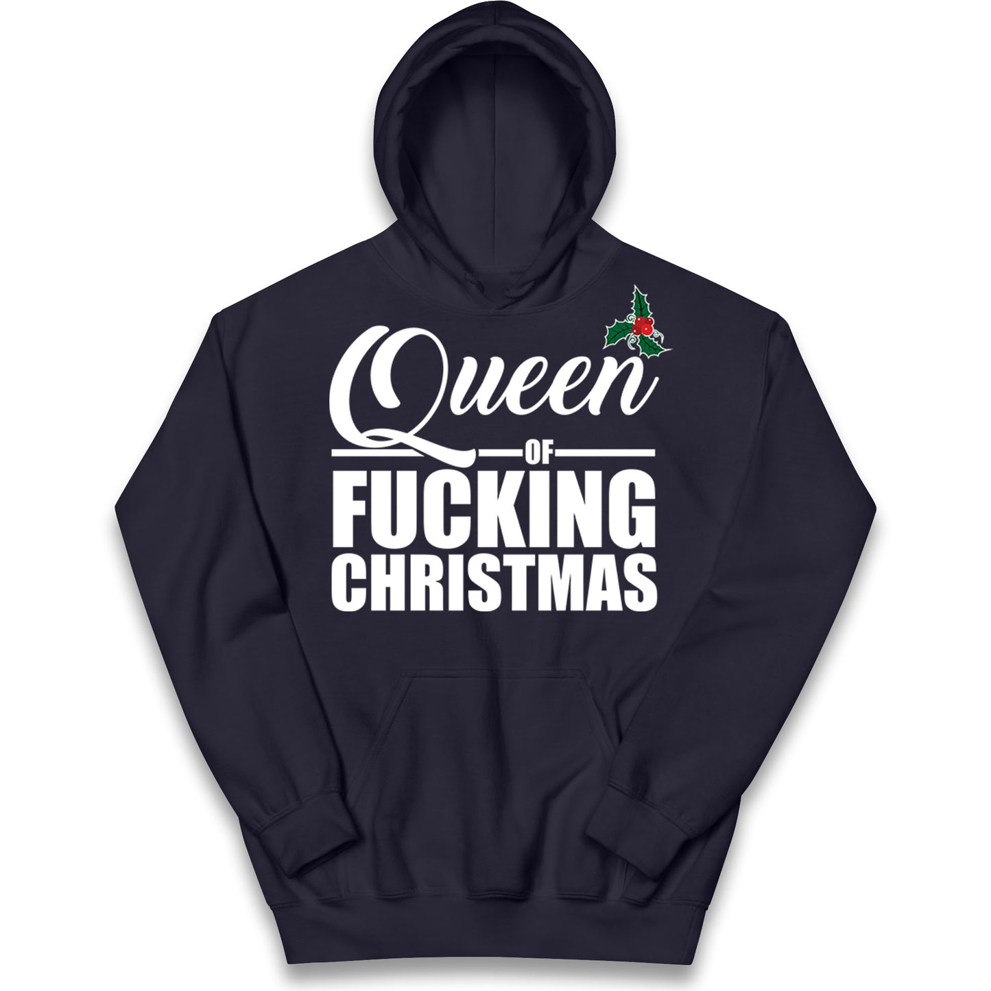 Nice Until Proven Naughty Kids Hoodie