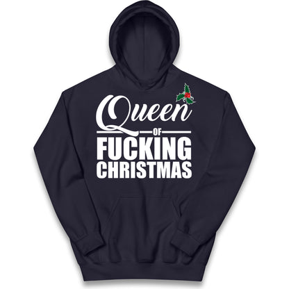 Nice Until Proven Naughty Kids Hoodie