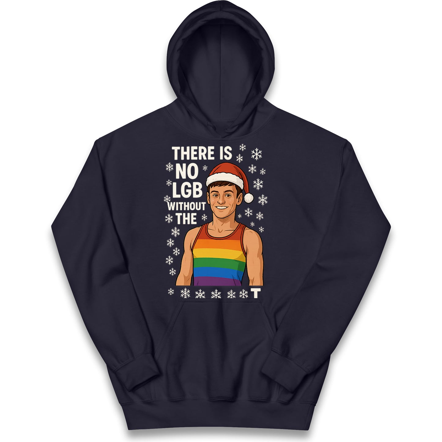 Tom Daley Christmas Kids Hoodie