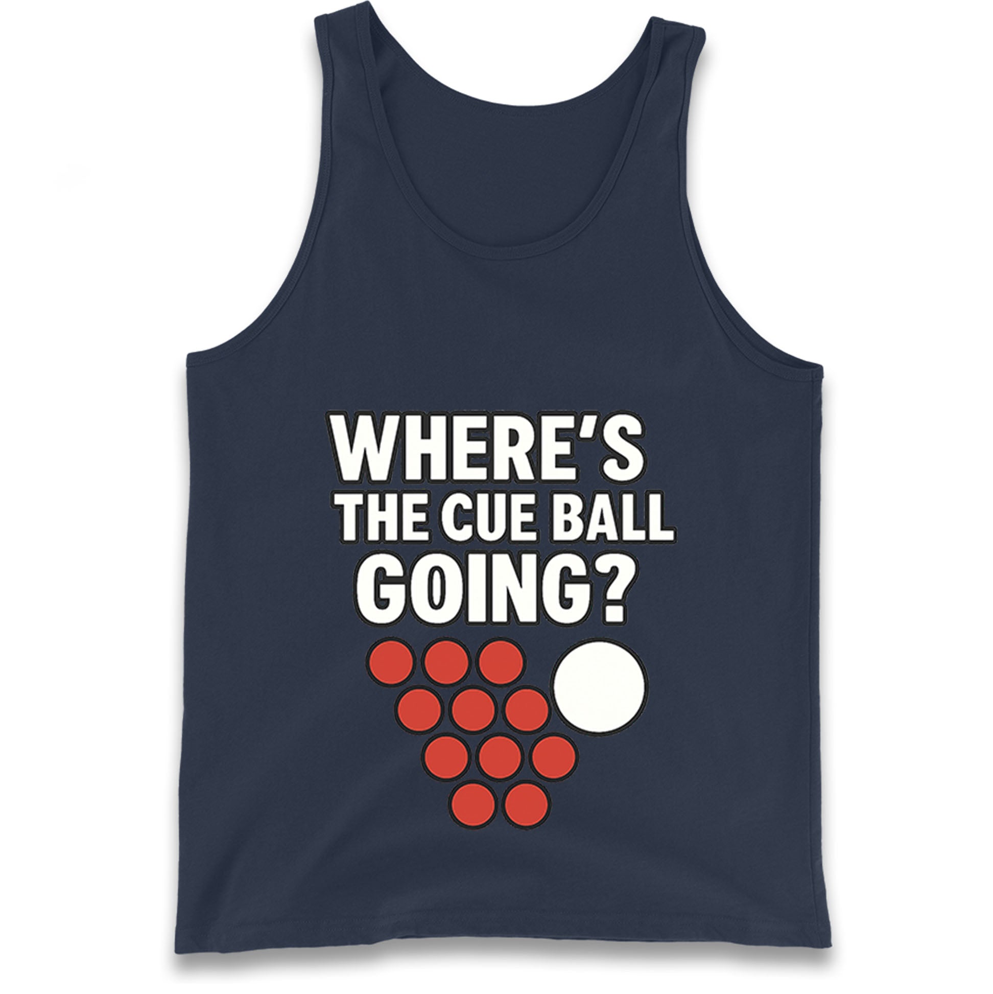 Where’s The Cue Ball Going Tank Top